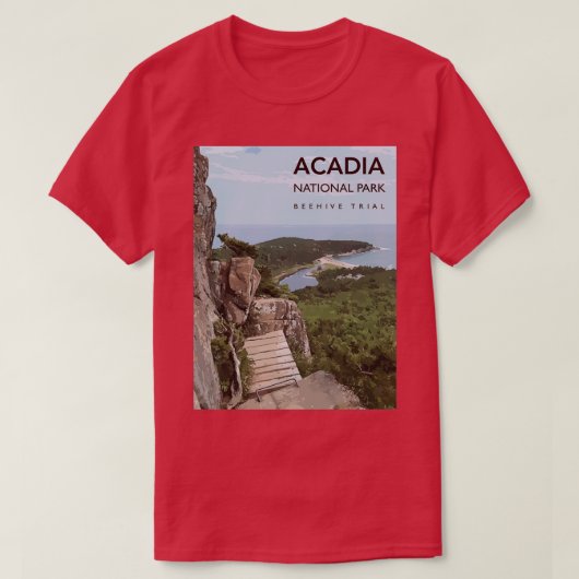 T-shirt Parc national Acadia Beehive (Design devant)