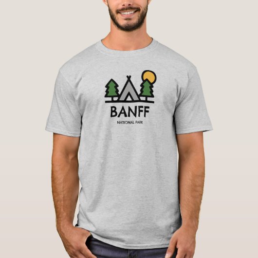 T-shirt Parc national Banff (Devant)