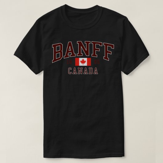 T-shirt Parc national Banff Canada (Design devant)