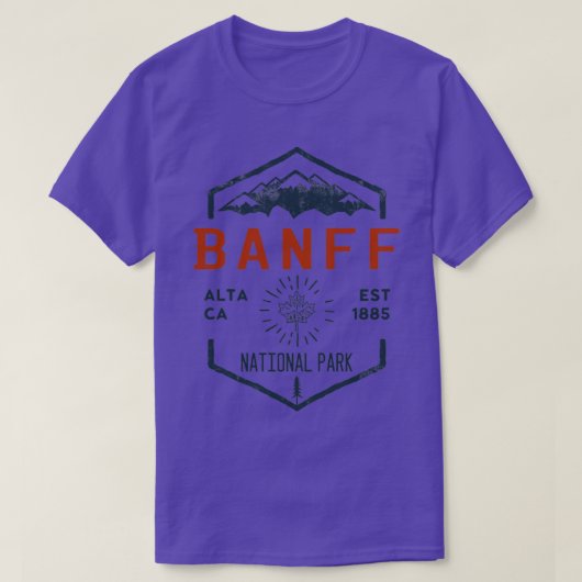 T-shirt Parc national Banff Canada (Design devant)