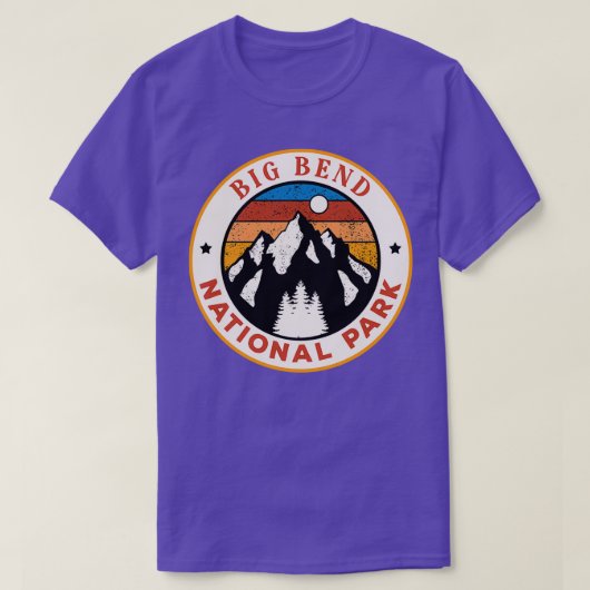 T-shirt Parc national Big Bend Actif (Design devant)