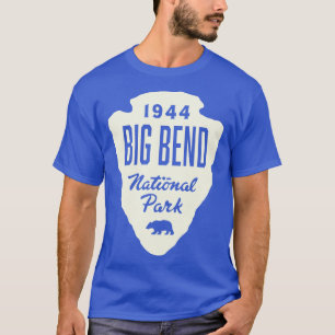 T-shirt Parc national Big Bend Bear Arrowhead Tan