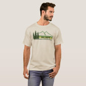 T-shirt Parc national Big Bend Green Stripes (Devant entier)