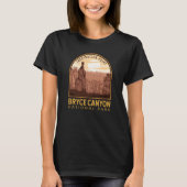 T-shirt Parc national Bryce Canyon Inspiration Point Retro (Devant)