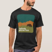 T-shirt Parc national de bad-lands (Devant)