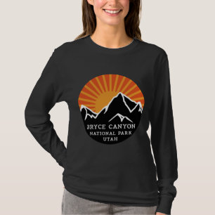 T-shirt Parc national de Bryce Canyon Utah Vintage Sunset