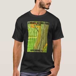 T-shirt Parc national de Congaree Caroline du Sud État de