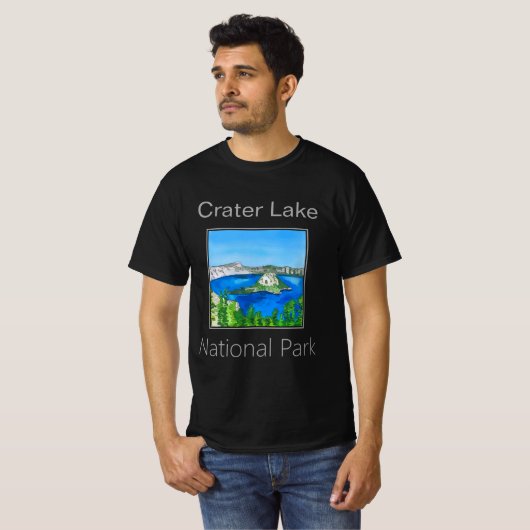 T-shirt Parc national de Crater Lake (Devant entier)