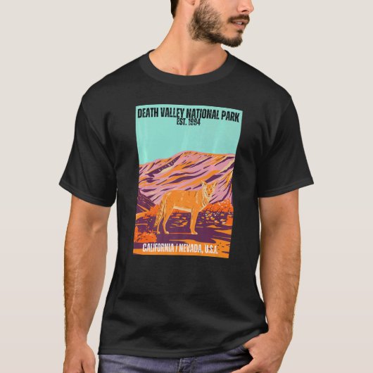 T-shirt Parc national de Death Valley California State Sou (Devant)