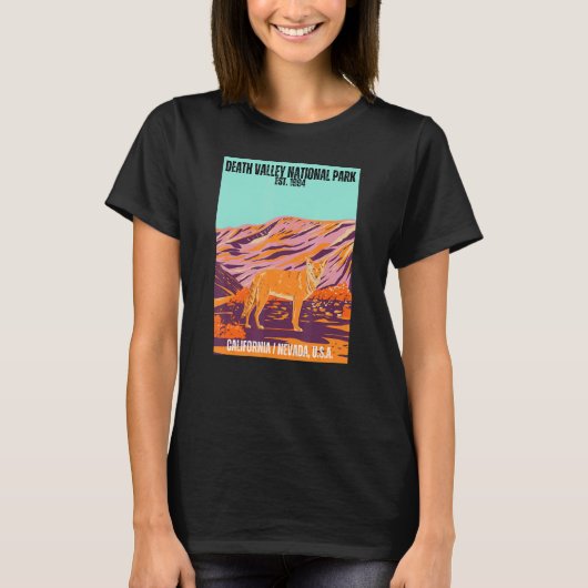 T-shirt Parc national de Death Valley California State Sou (Devant)