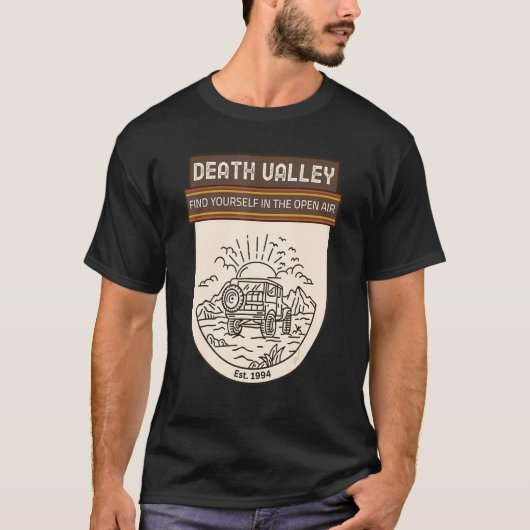 T-shirt Parc national de Death Valley California State Sou (Devant)