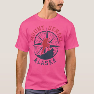 T-shirt Parc national de Denali Alaska Randonnée Camping V