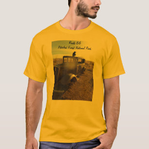 T-shirt Parc national de forêt Petrified de l'itinéraire