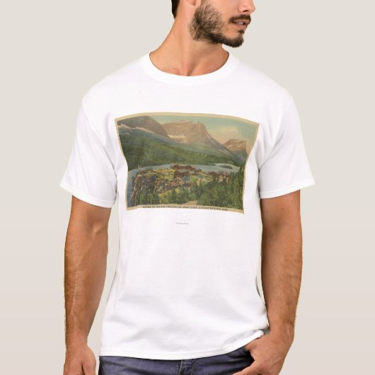 T-shirt Parc national de glacier, (Devant)