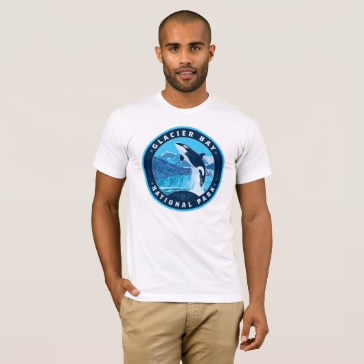 T-shirt Parc national de Glacier Bay (Devant entier)