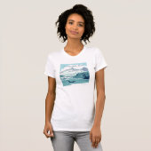 T-shirt Parc national de Glacier Bay | Orca (Devant entier)