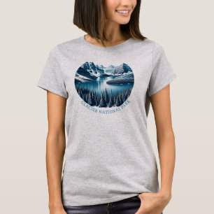 T-shirt Parc national de Glacier Montana