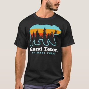 T-shirt Parc national de Grand Teton Montagnes Teton TShir