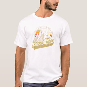 T-shirt Parc national de Grand Teton Wyoming Vintage Look