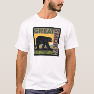 T-shirt Parc national de Great Smoky Mountain  Ours