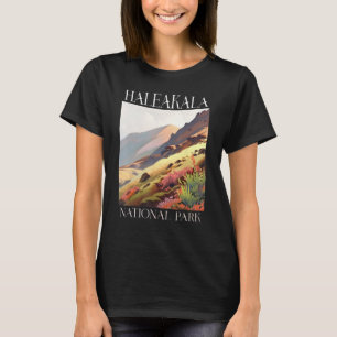 T-shirt Parc national de Haleakala Maui Hawaii Randonnée n
