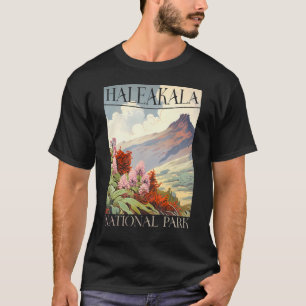 T-shirt Parc national de Haleakala Maui Hawaii Randonnée n