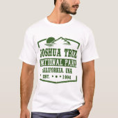 T-SHIRT PARC NATIONAL DE JOSHUA TREE CALIFORNIE (Devant)