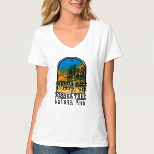 T-shirt Parc national de Joshua Tree Fortyneuf Palms Oasis (Devant)