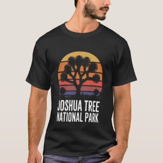 T-shirt Parc national de Joshua Tree Randonnée Camping Hom