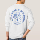 T-shirt Parc national de Katy Trail (cyclisme) (Dos)