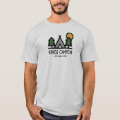 T-shirt Parc national de Kings Canyon (Devant)