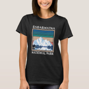 T-shirt Parc national de la neige Sagarmatha Everest Tibet