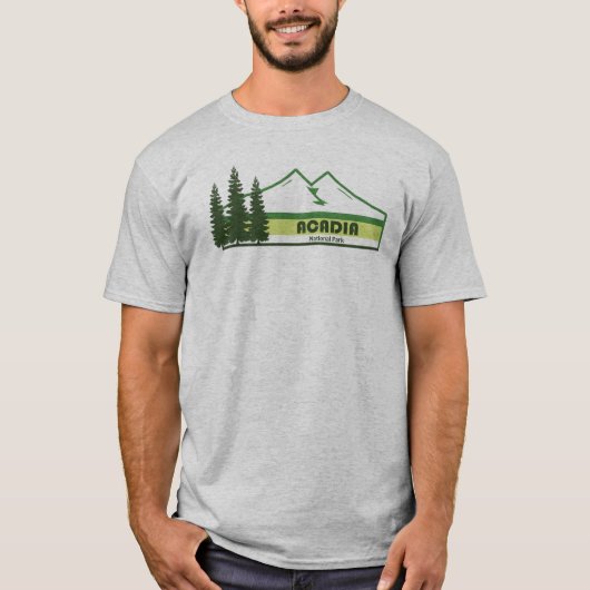 T-shirt Parc national de l'Acadie Grandes vertes (Devant)