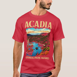 T-shirt Parc national de l'Acadie Maine 1