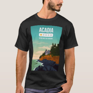 T-shirt Parc national de l'Acadie Une étoile critique d'ar