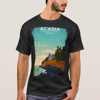 T-shirt Parc national de l'Acadie Vintage Voyage rétro min