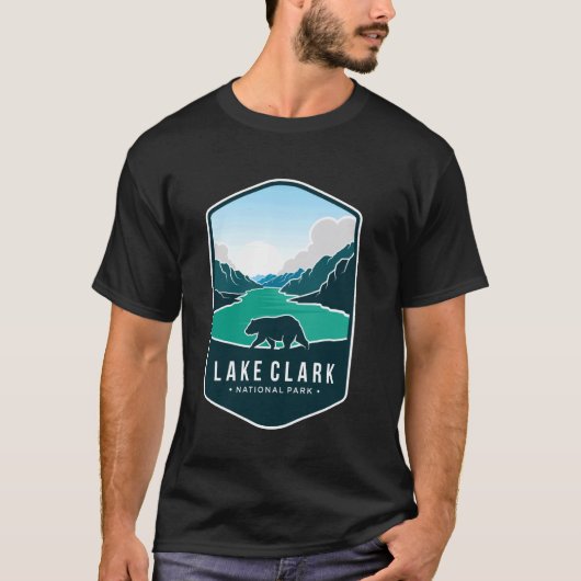 T-shirt Parc national de Lake Clark (Devant)