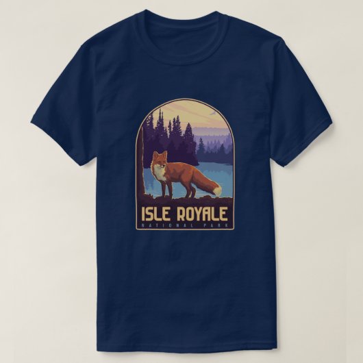 T-shirt Parc national de l'Isle Royale (Design devant)