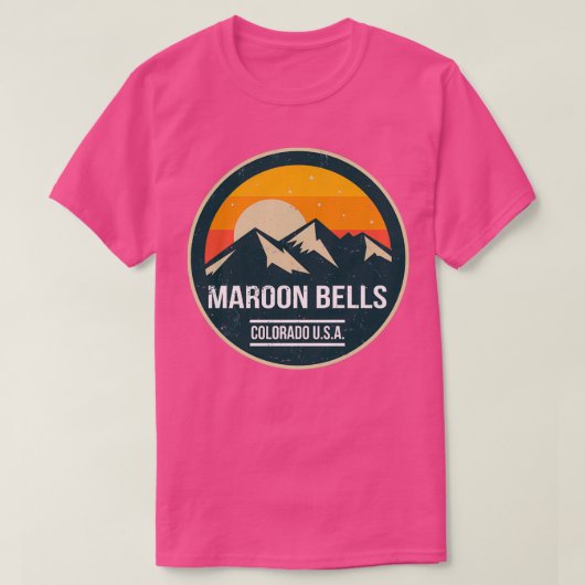 T-shirt Parc national de Maroon Bells (Design devant)