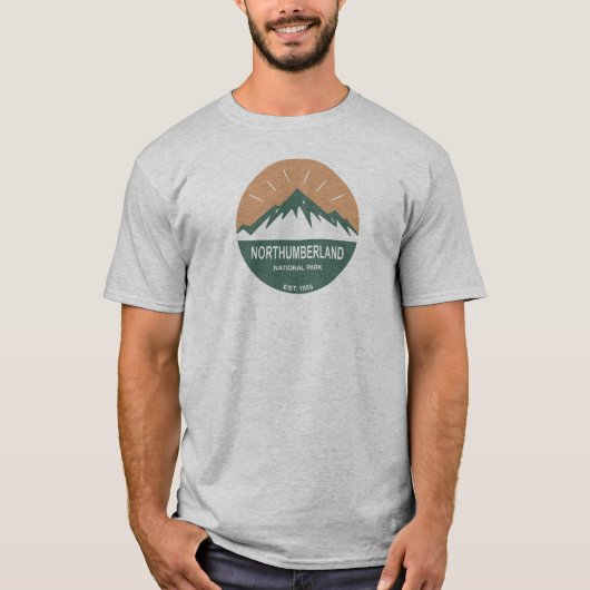 T-shirt Parc national de Northumberland (Devant)