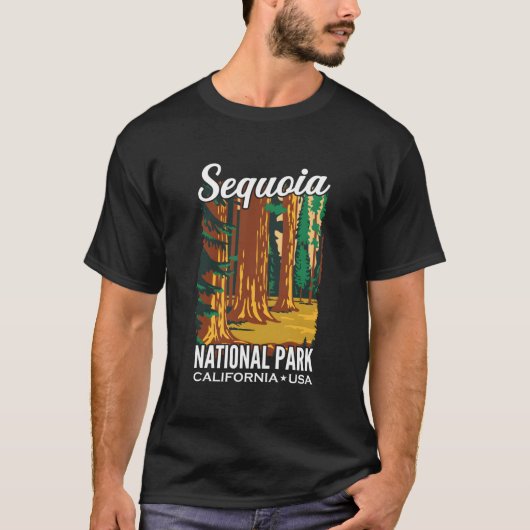 T-shirt Parc national de Sequoia (Devant)