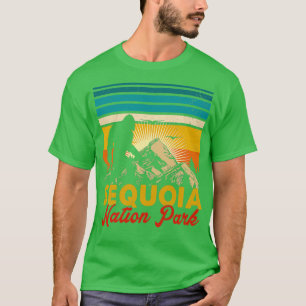 T-shirt Parc national de Sequoia Bigfoot