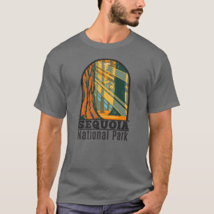 T-shirt Parc national de Sequoia Sequoia Arbres géants