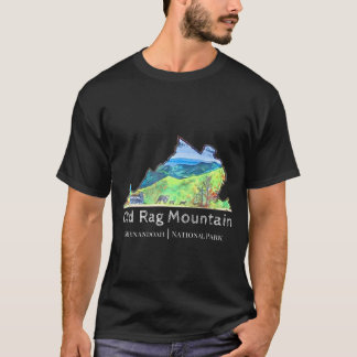 T-shirt Parc national de Shenandoah, Vieux-Rag Mountain Va