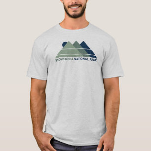 T-shirt Parc national de Snowdonia Montagne Soleil