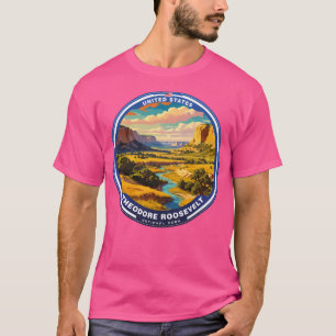T-shirt Parc national de Theodore Roosevelt Usa