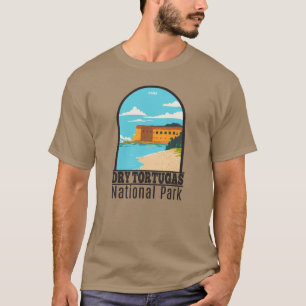 T-shirt Parc national de Tortugas sec Florida Fort Vintage