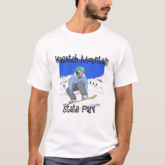 T-shirt Parc national de Wasatch Mountain (Devant)