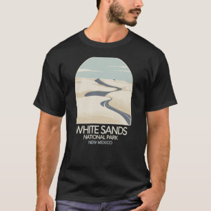 T-shirt Parc national de White Sands Nouveau-Mexique (AU D