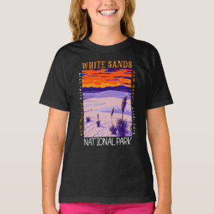 T-shirt Parc national de White Sands Vintage désorganisé